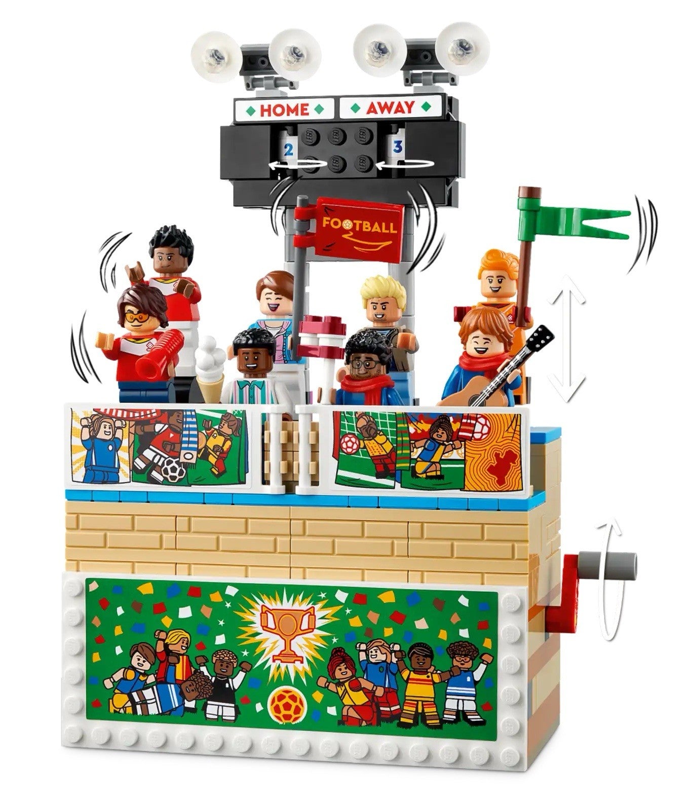 LEGO 40634 Icons of Play Women's Football Soccer