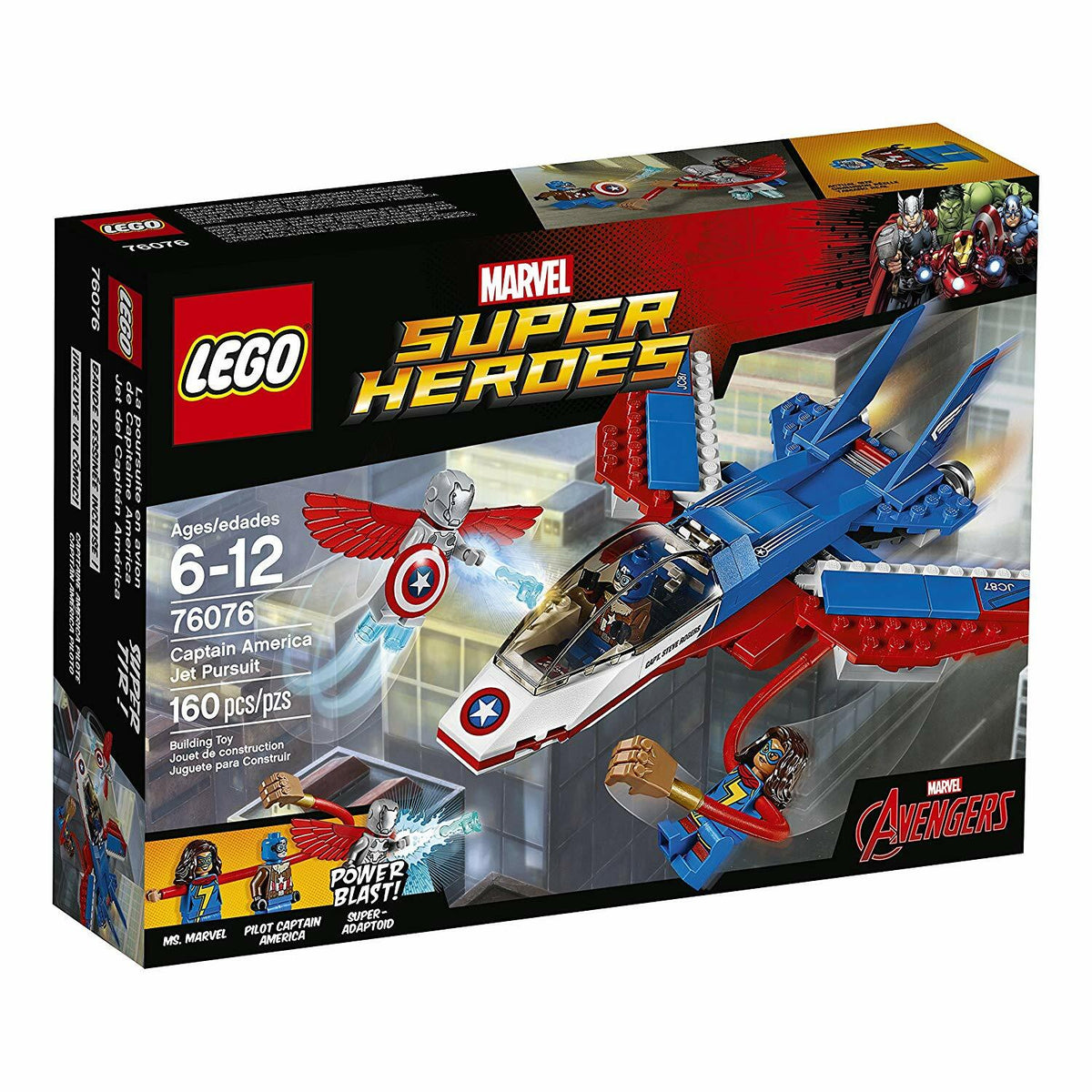 LEGO 76076 DC Comics - Captain America - Jet Pursuit is