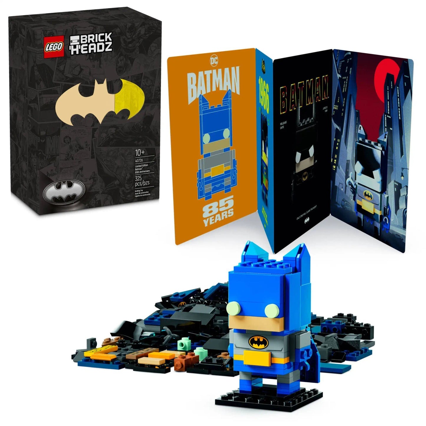 LEGO 40726 BRICKHEADZ Batman 85th Anniversary Limited Edition