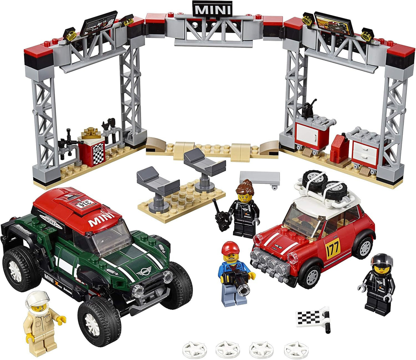 LEGO SPEED CHAMPIONS 75894 -1967& 2018 MINI COOPER S RALLY CARS
