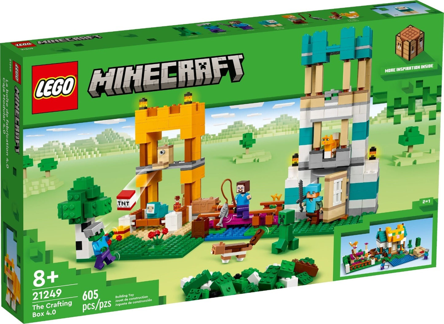 LEGO Minecraft 21249 The Crafting Box 4.0