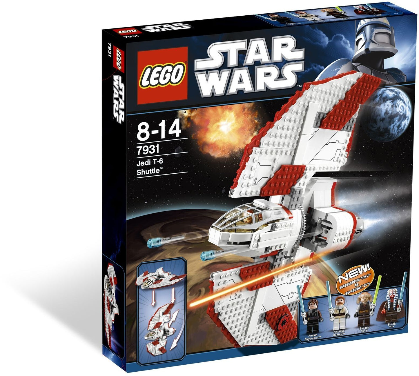 LEGO 7931 STAR WARS T-6 Jedi Shuttle