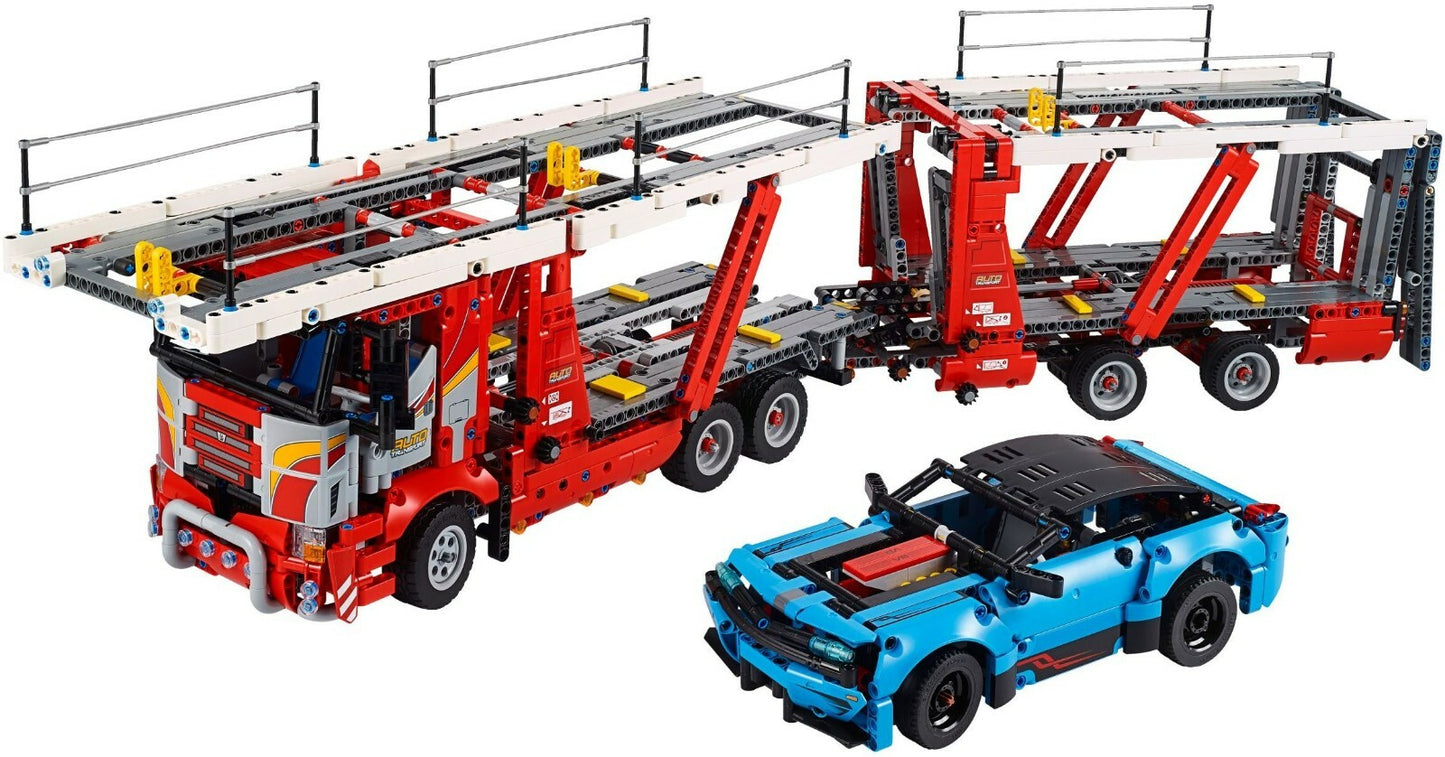 LEGO 42098 Technic Car Transporter Tow Truck Race #1