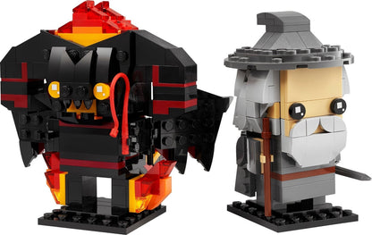 LEGO BrickHeadz 40631 Gandalf the Grey & Balrog