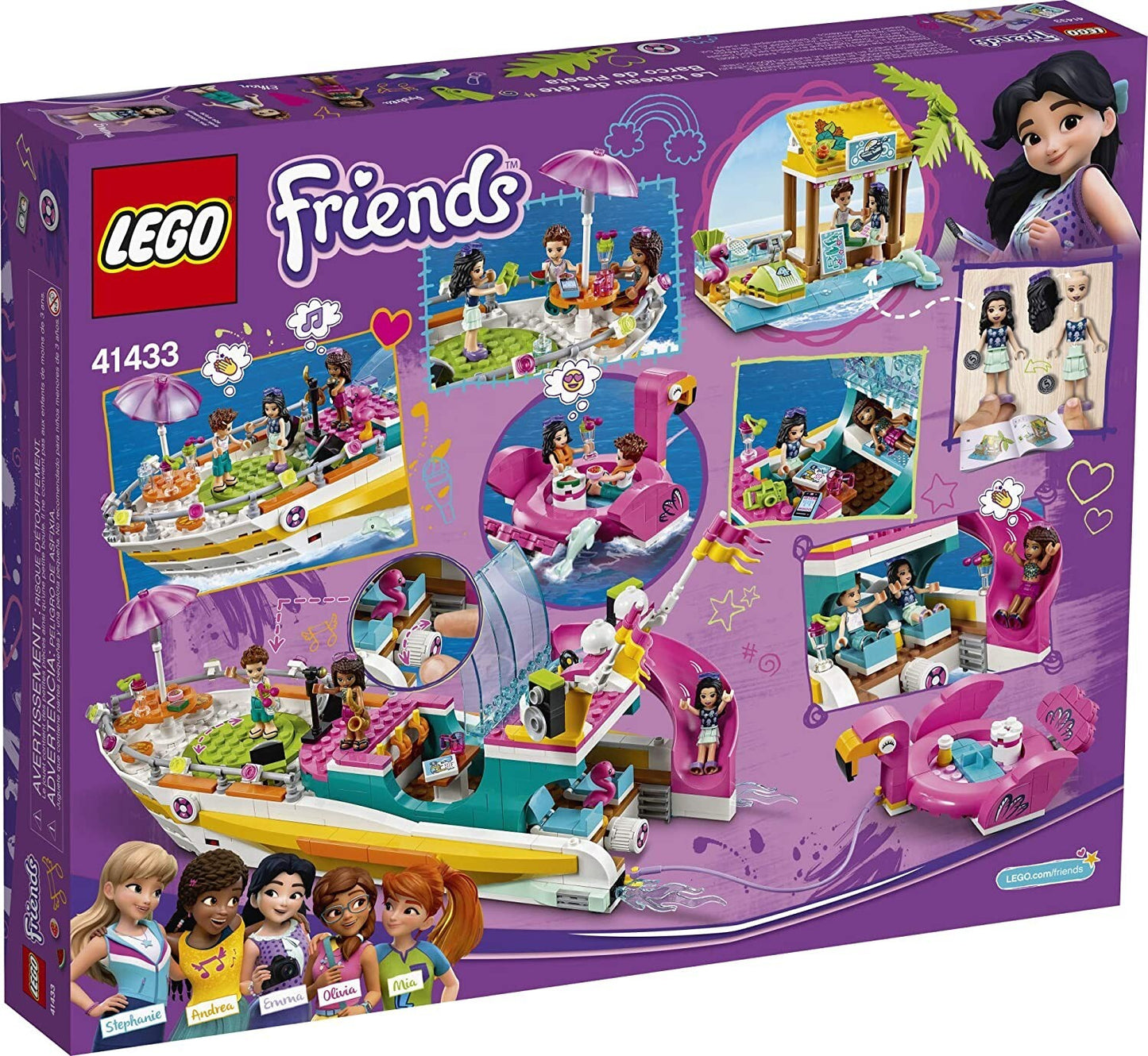 LEGO 41433 Friends Party Boat