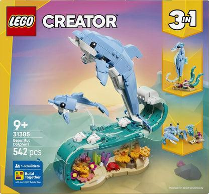 LEGO Creator: Sea Animals: Beautiful Dolphins 31385