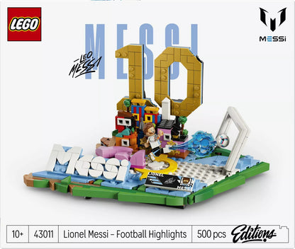 NEW LEGO Editions Football Lionel Messi  Soccer Highlights 43011