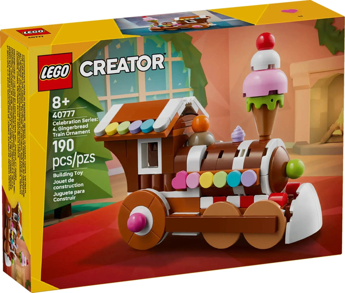 LEGO CREATOR 40777 Celebration Series: Gingerbread Train Ornament