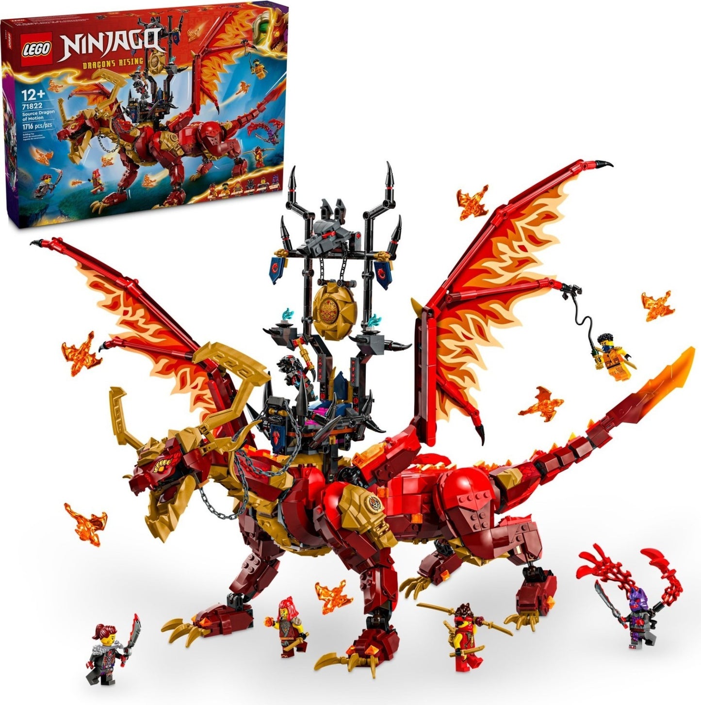 LEGO 71822 NINJAGO Source Dragon of Motion