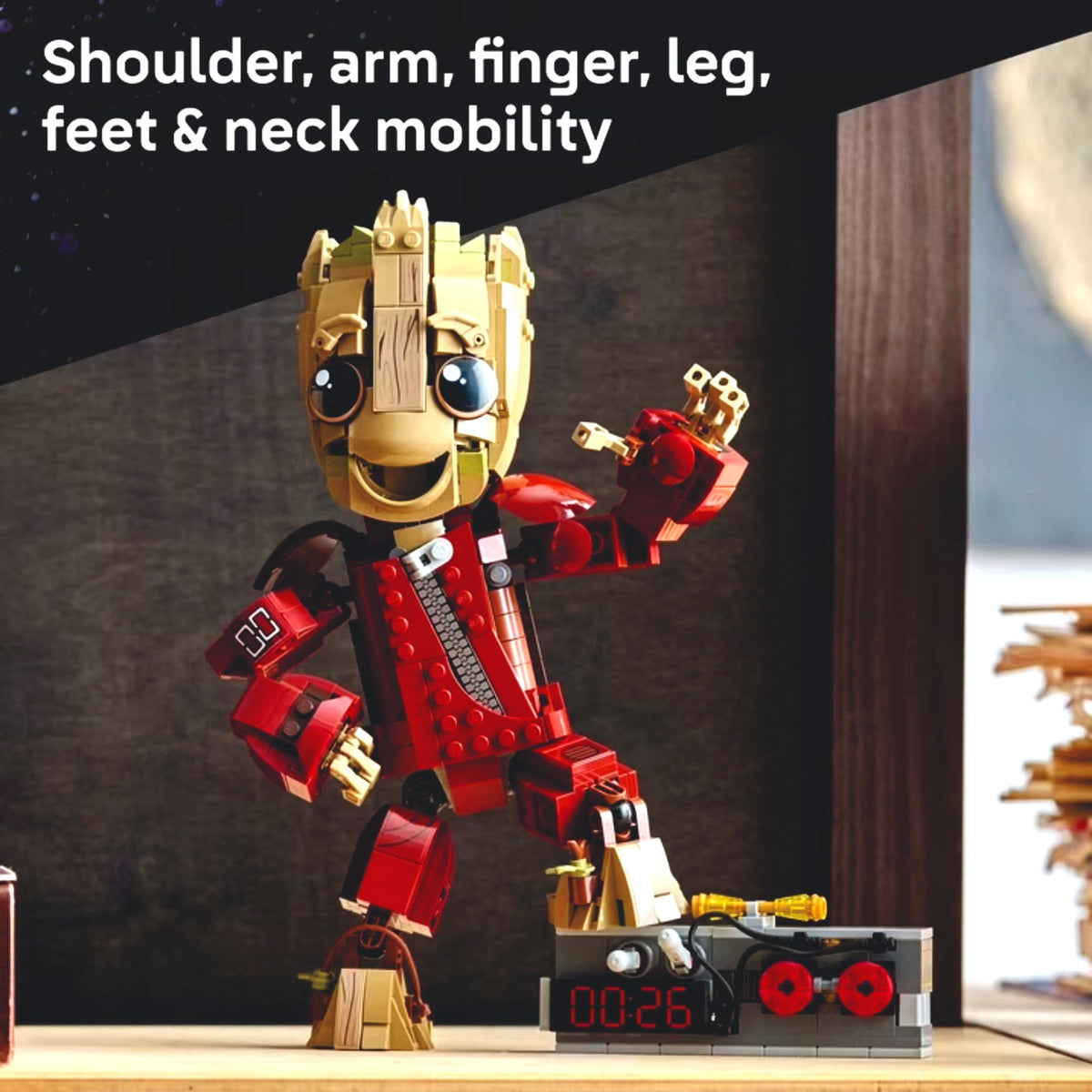 LEGO Marvel Ravager Jumpsuit Groot 76341 604 Pieces Infinity Saga NEW IN BOX