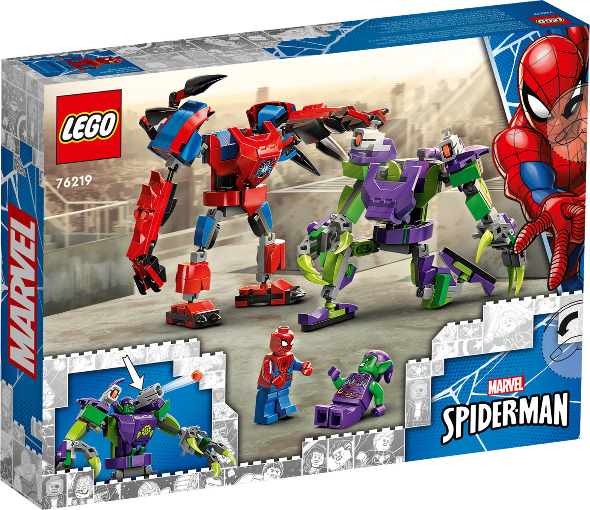 Lego Marvel Super Heroes 76219 SPIDER-MAN & GREEN GOBLIN MECH BATTLE New Sealed