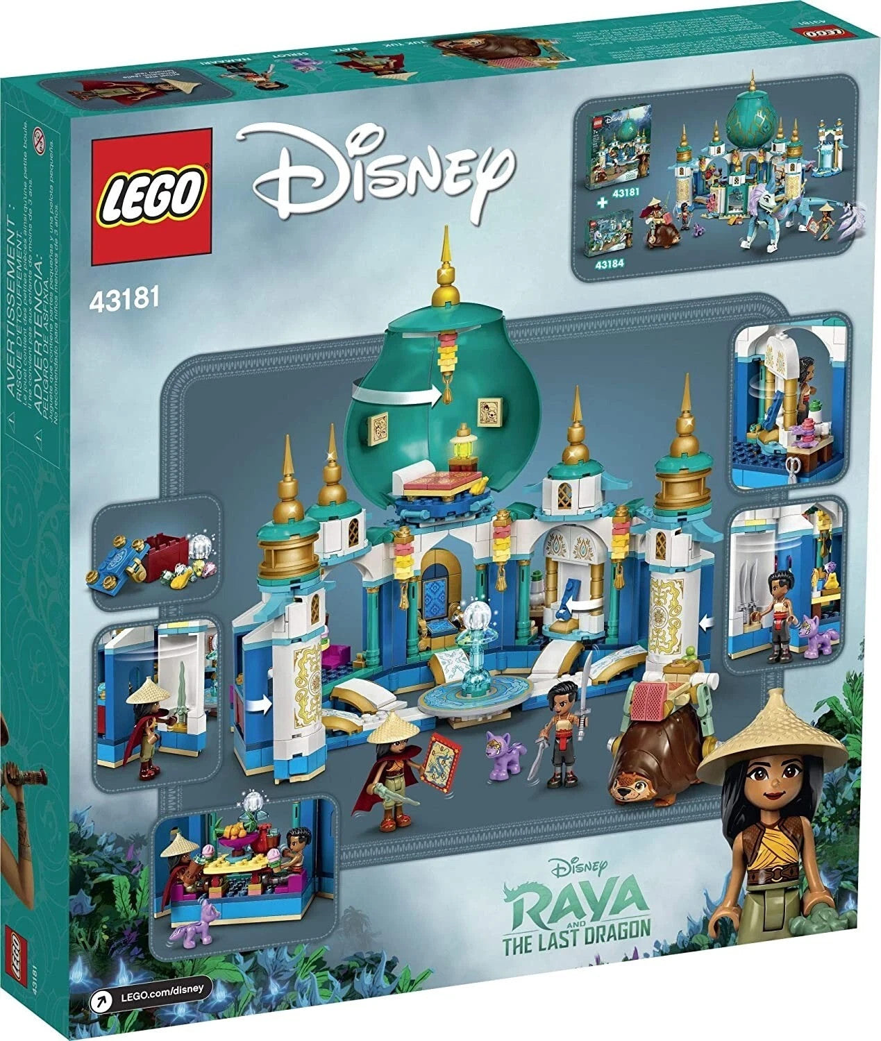 LEGO 43181 Disney Raya and the Heart Palace