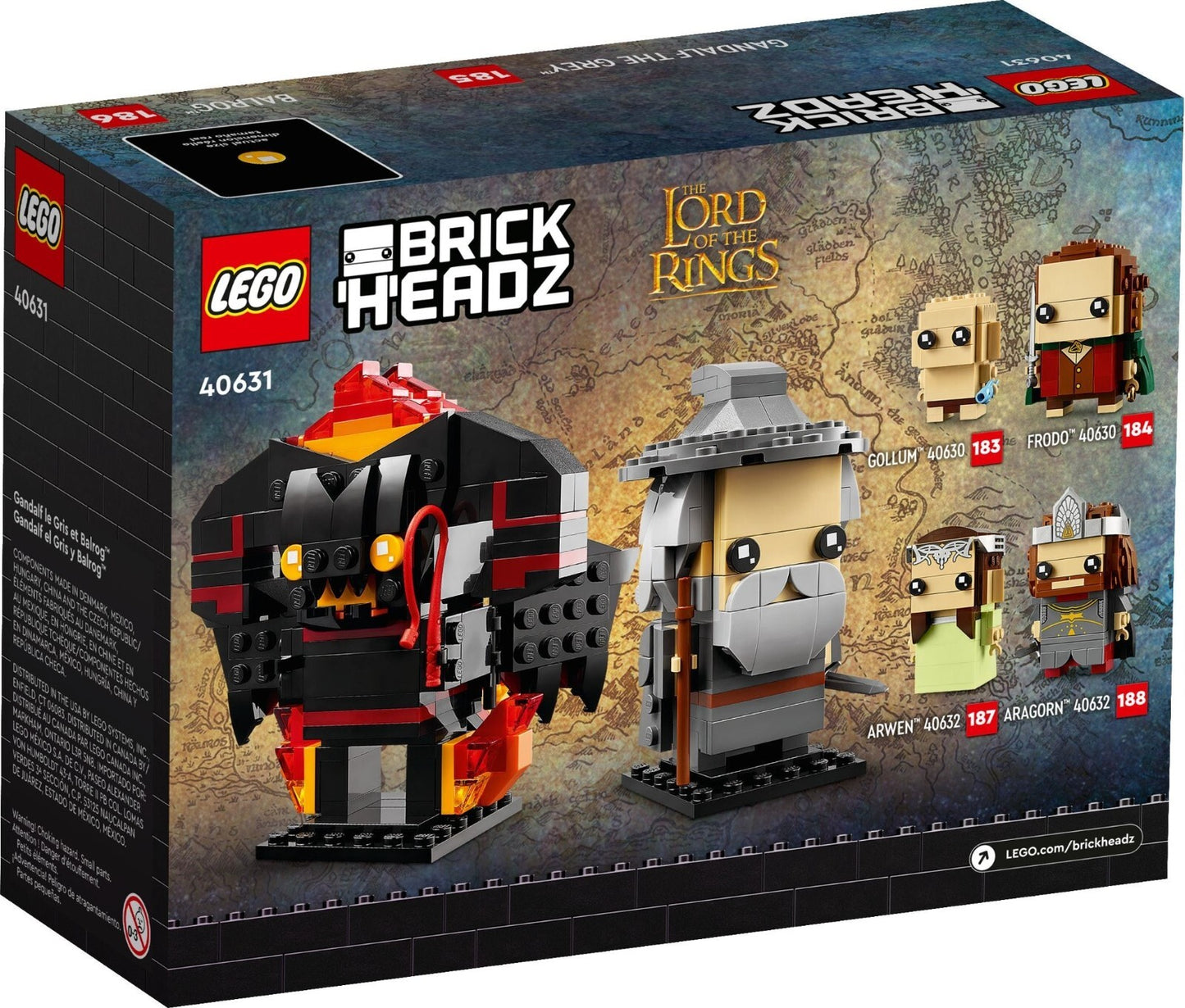 LEGO BrickHeadz 40631 Gandalf the Grey & Balrog