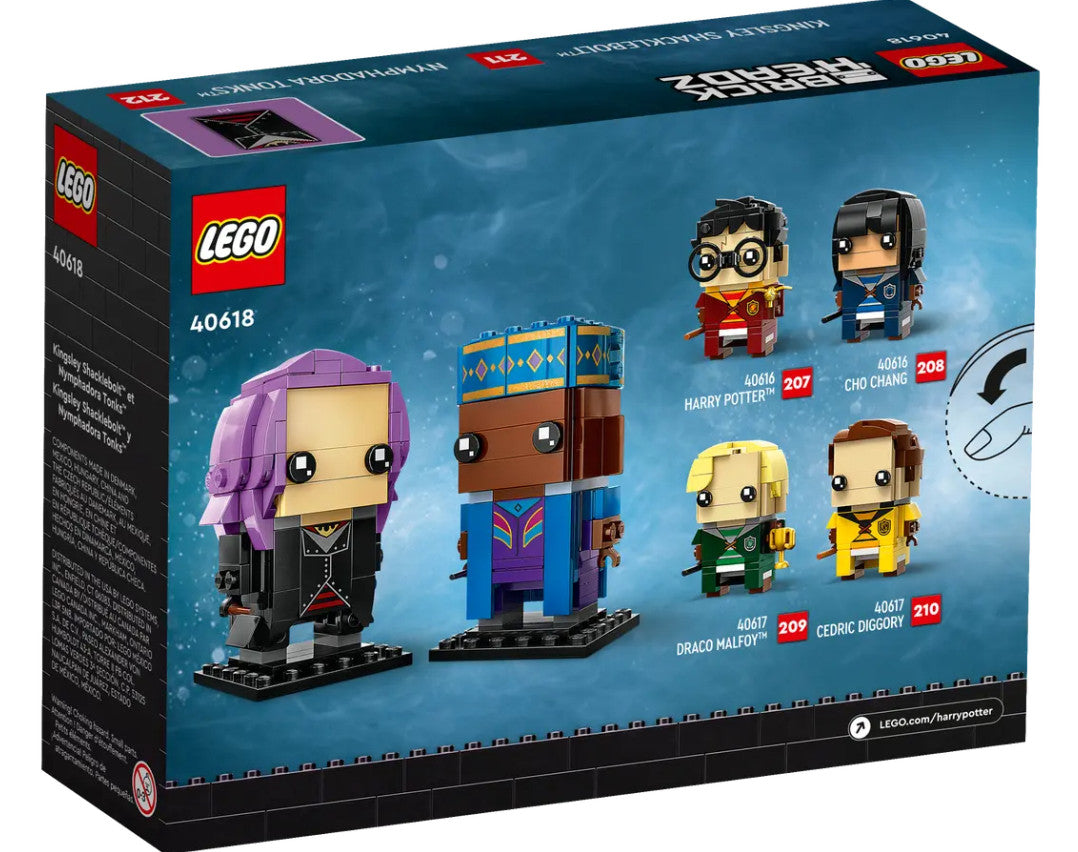 LEGO BrickHeadz 40618 Kingsley Shacklebolt & Nymphadora Tonks