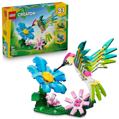 LEGO Creator 3-in-1: Wild Animals: Colourful Hummingbird 31384