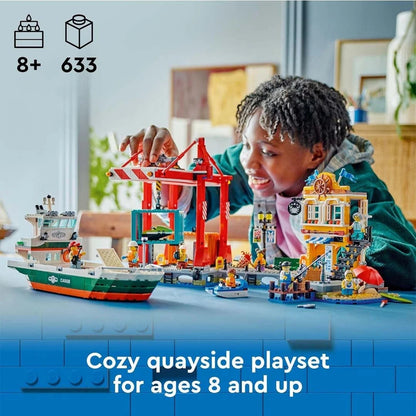 LEGO CITY 60422 Seaside Harbour with Cargo Ship