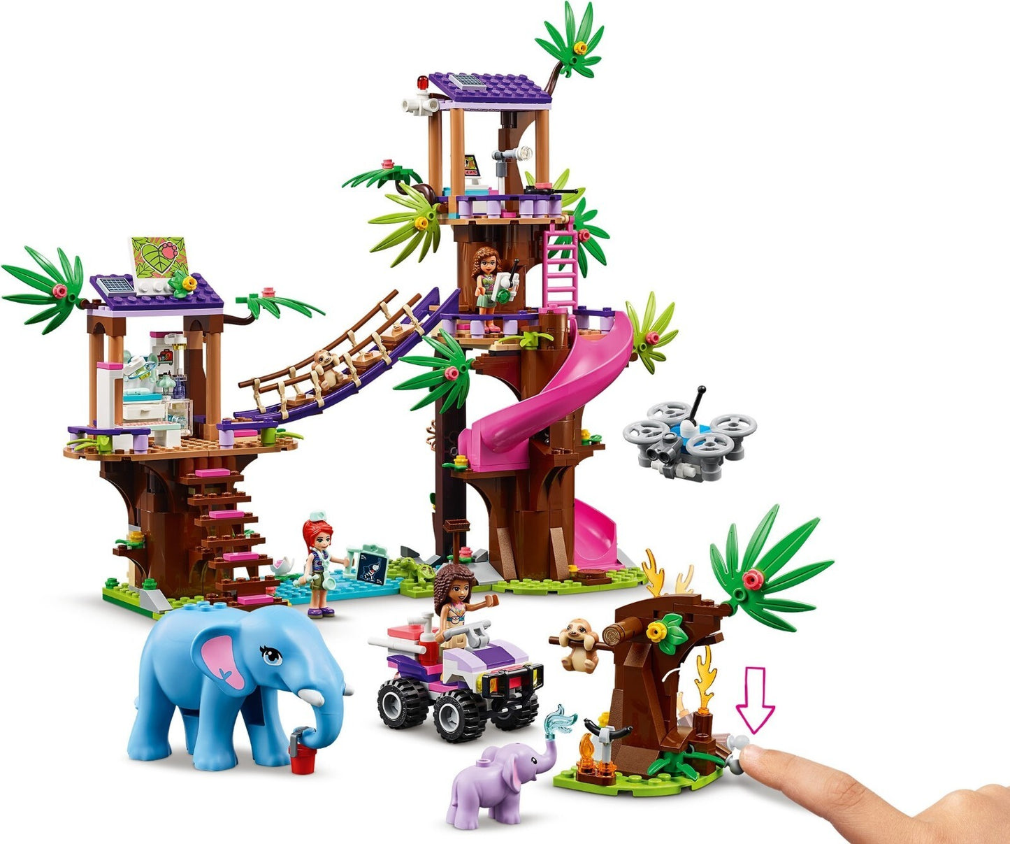 LEGO Friends 41424 Jungle Rescue Base
