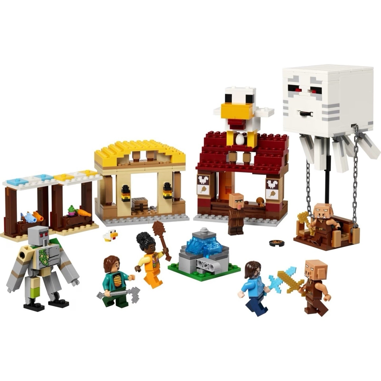 LEGO Minecraft The Ghast Balloon Village Attack 21273