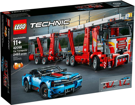 LEGO 42098 Technic Car Transporter Tow Truck Race #1