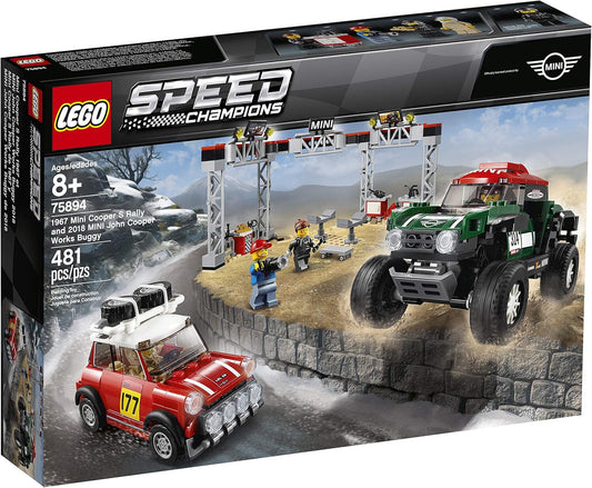 LEGO SPEED CHAMPIONS 75894 -1967& 2018 MINI COOPER S RALLY CARS