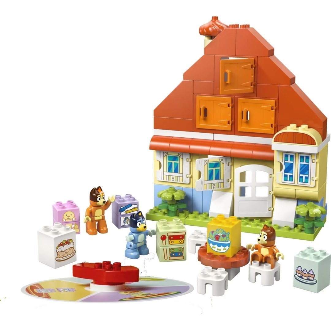 LEGO 10459 DUPLO Bluey: Bluey’s Family House with Memory Game
