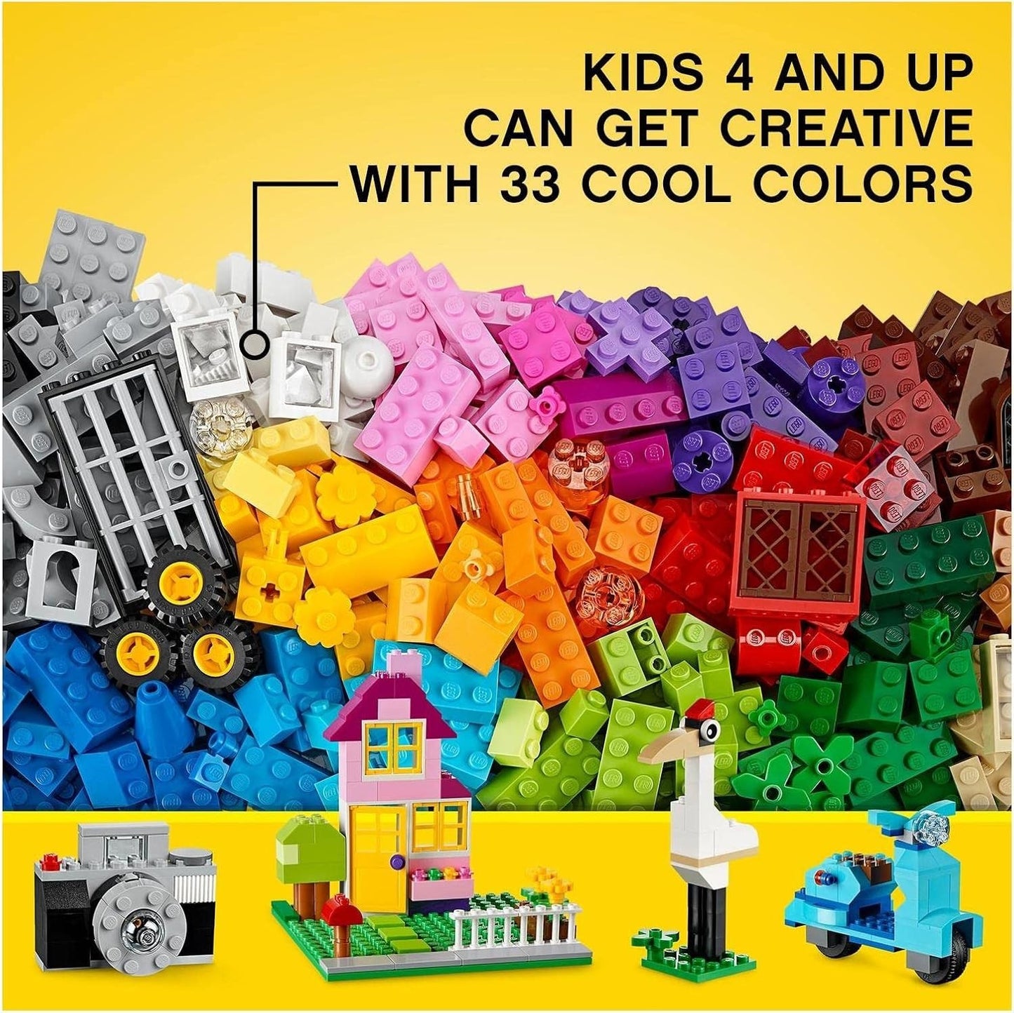 LEGO CLASSIC: Large Creative Brick Box 10698