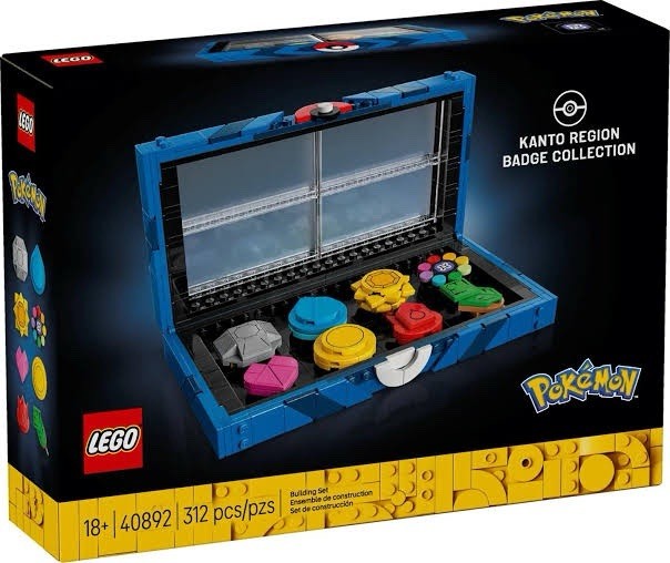 Lego 40892 Pokémon™ Kanto Region Badge Collection