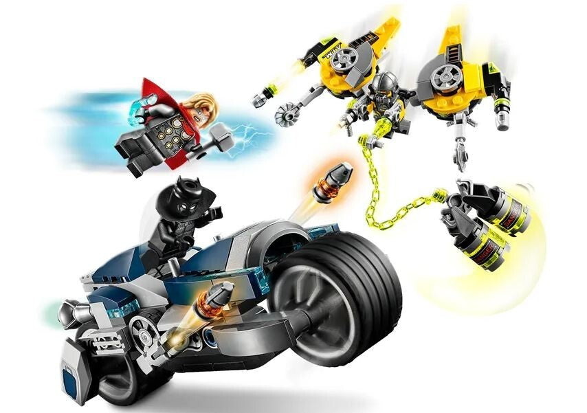 LEGO Marvel Super Heroes  AVENGERS SPEEDER BIKE ATTACK 76142