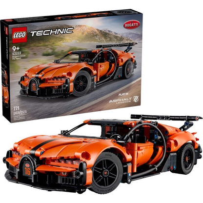 LEGO 42222 Technic Bugatti Chiron Pur Sport Hypercar