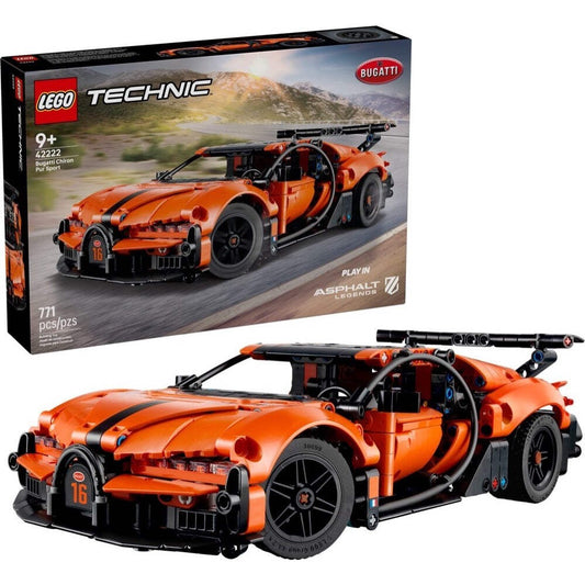 LEGO 42222 Technic Bugatti Chiron Pur Sport Hypercar