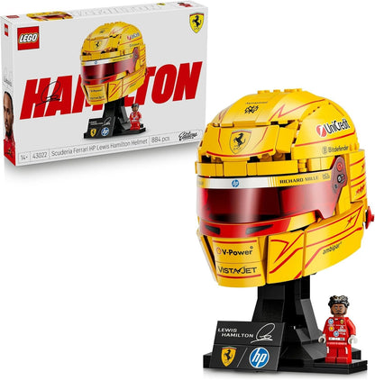 LEGO  Editions Scuderia Ferrari HP Lewis Hamilton Helmet 43022 F1  Merch Sports