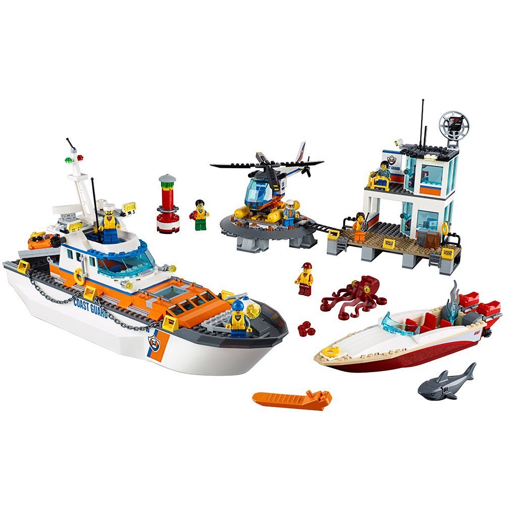 LEGO City 60167 Coast Guard Head Quarters Ship Octopus