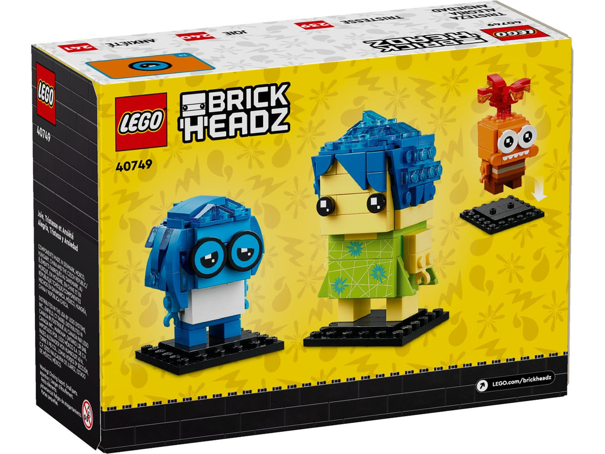 LEGO ® BrickHeadz Joy, Sadness and Anxiety 40749