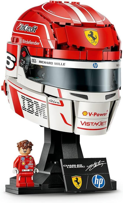 LEGO Editions Scuderia Ferrari HP Charles Leclerc Helmet 43014 F1  Merch Sports