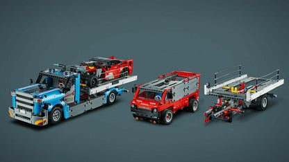LEGO 42098 Technic Car Transporter Tow Truck Race #1