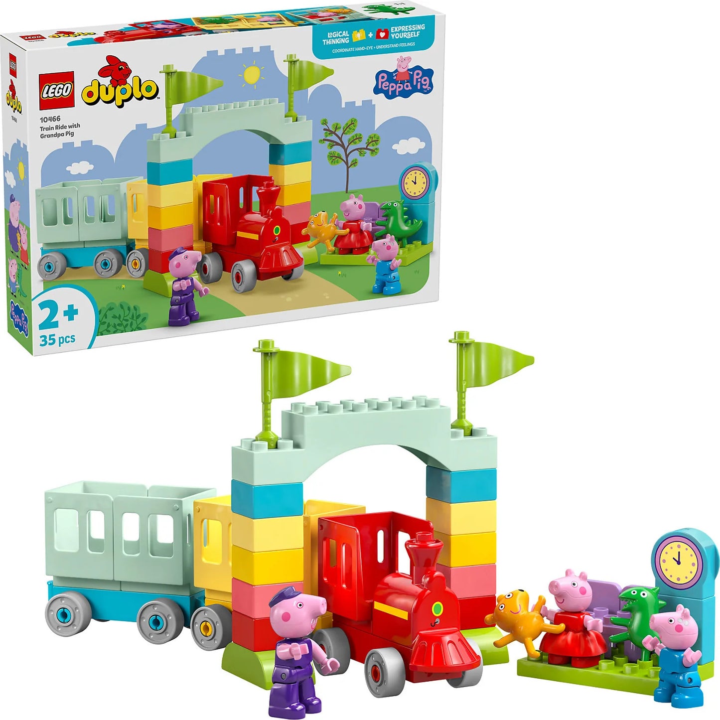LEGO 10466 Train Ride with Grandpa Pig - Duplo Peppa Pig