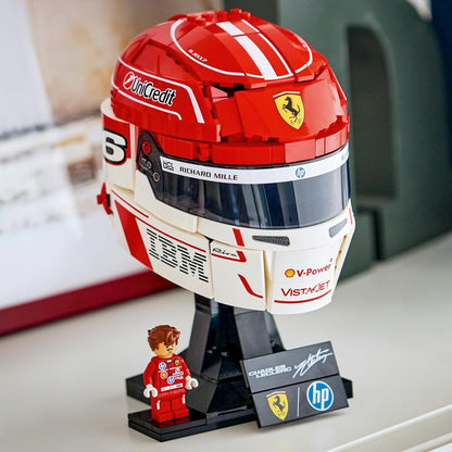 LEGO Editions Scuderia Ferrari HP Charles Leclerc Helmet 43014 F1  Merch Sports