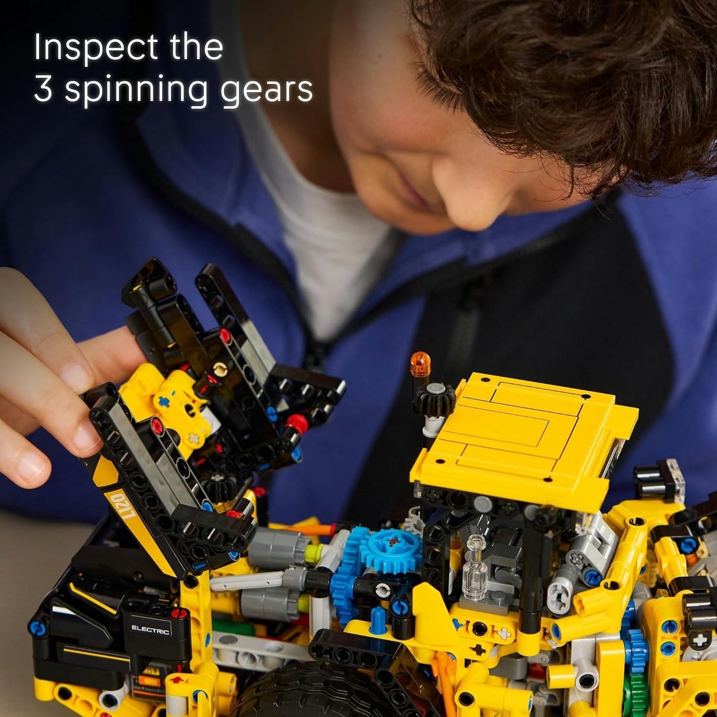 LEGO® Technic™ Volvo L120 Electric Wheel Loader 42209