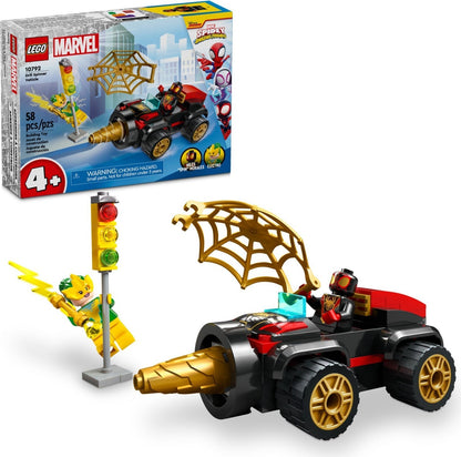 LEGO Marvel 10792 Drill Spinner Vehicle Miles Morales Electro