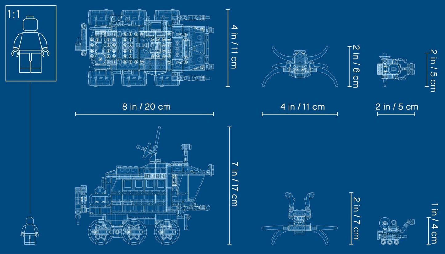 Lego 31107 Creator 3 in 1 Space Rover Explorer