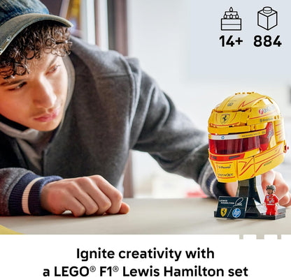 LEGO  Editions Scuderia Ferrari HP Lewis Hamilton Helmet 43022 F1  Merch Sports