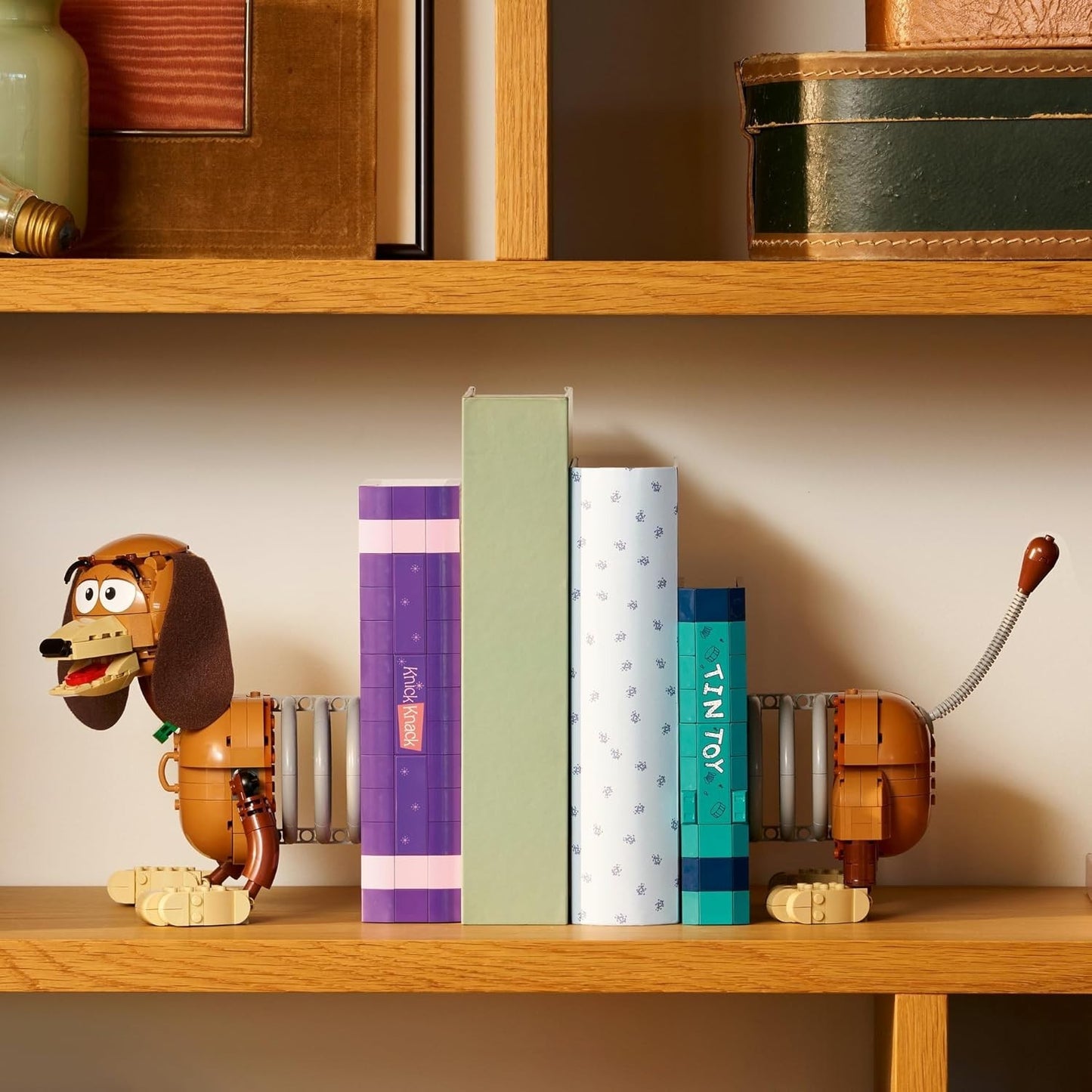 LEGO® ǀ Disney and Pixar Toy Story Slinky Dog Bookends 43301 Cute Dachshund
