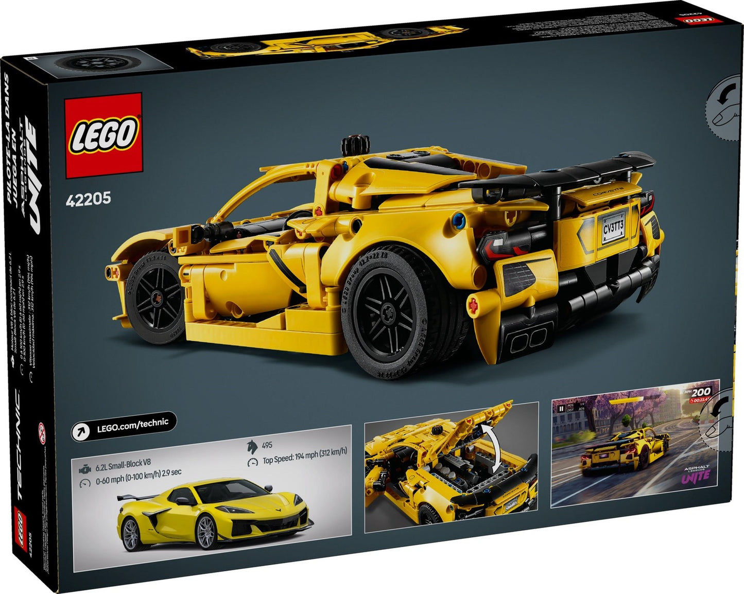 LEGO 42205 Technic Chevrolet Corvette Stingray