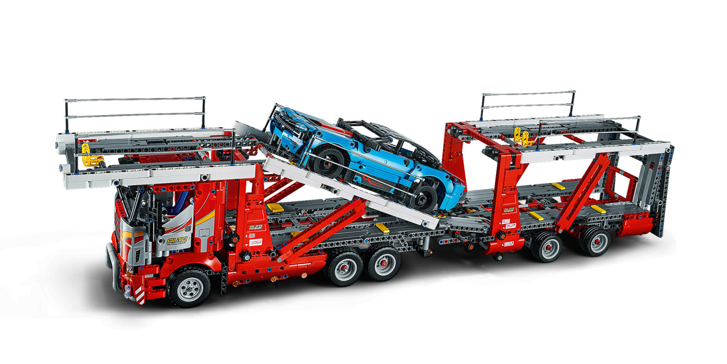 LEGO 42098 Technic Car Transporter Tow Truck Race #1
