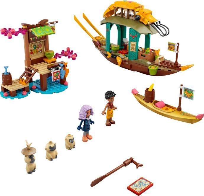 LEGO Disney 43185 Boun's Boat Raya and the Last Dragon