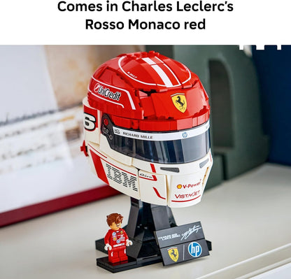 LEGO Editions Scuderia Ferrari HP Charles Leclerc Helmet 43014 F1  Merch Sports