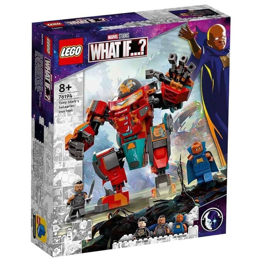 LEGO marvel what if  Tony Stark's Sakaarian Iron Man 76194