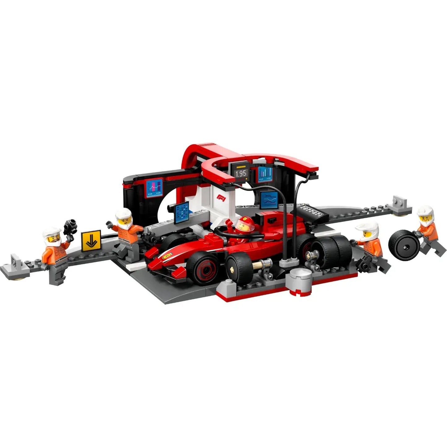 LEGO City F1 Pit Stop & Pit Crew with Ferrari Car 60443