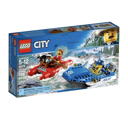 Lego City 60176 Wild River Escape With Skunk Mini Figure And Police Boat retired