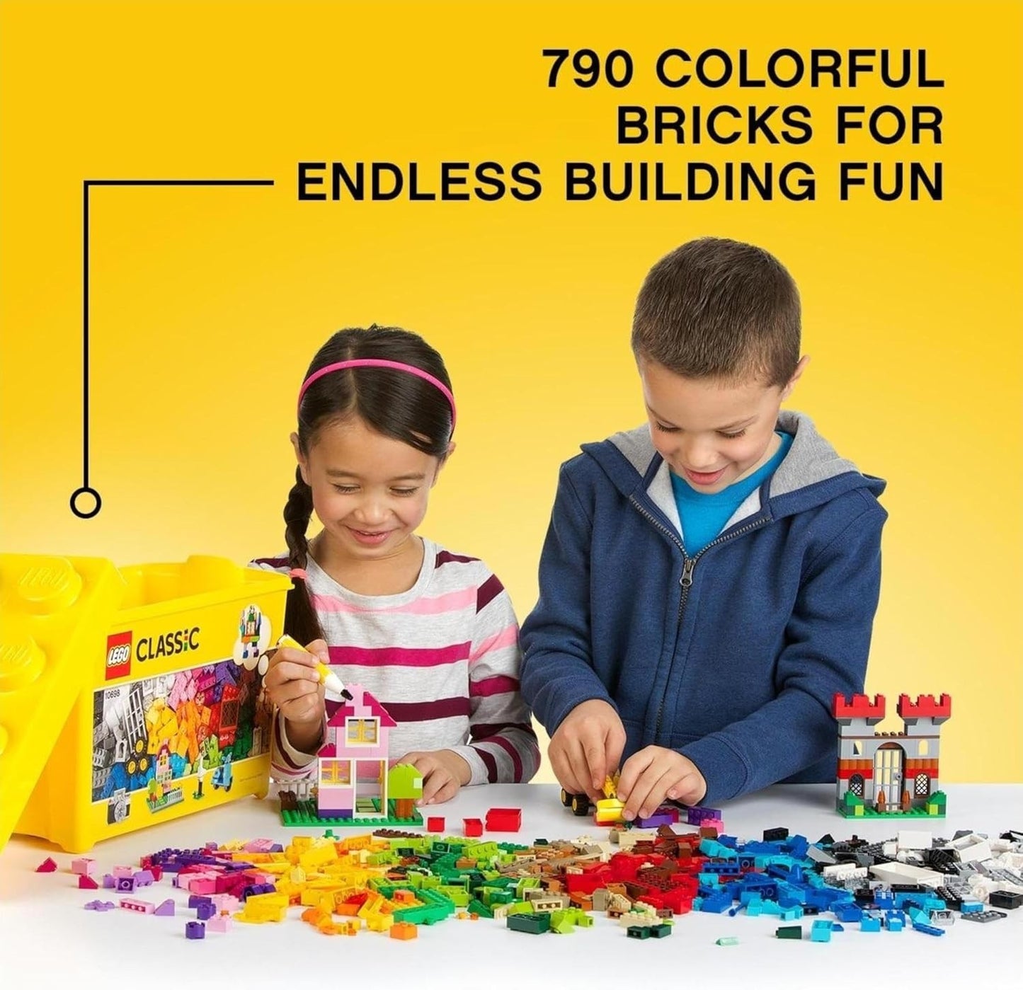 LEGO CLASSIC: Large Creative Brick Box 10698
